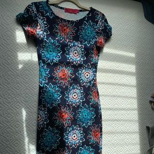 Boohoo midi floral dress